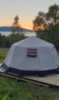 Glamping tent in nature in Vesterålen.